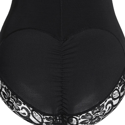 Women's Rows Clasp Zipper Strap Fajas Colombianas Plus Size Shapewear