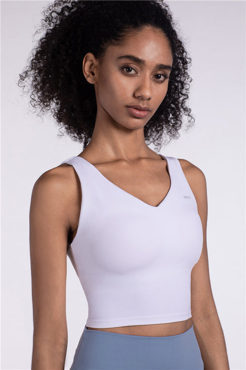 Women's Running Deep V Neck Yoga Fitness Tank