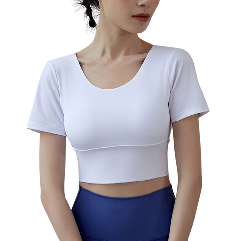 Women's Running Fitness Bra Stylish Crisscross Back Tops