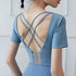 Women's Running Fitness Bra Stylish Crisscross Back Tops