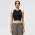 Women's Running Fitness Crop Tank with Bra Pads