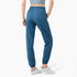 Women's Running Fitness Loose Pants with Zipper Pockets