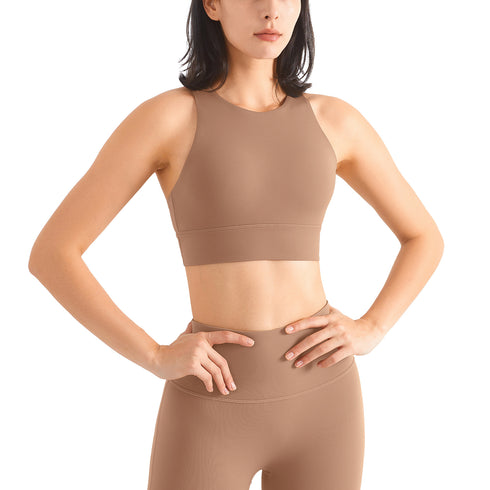 Women's Running Fitness Quick Dry High Neck Bras