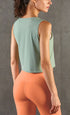 Women's Running Fitness Quick Dry Loose Crop Tank