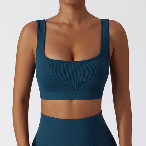 Women's Running Fitness Square-cut Collar Bra Tank
