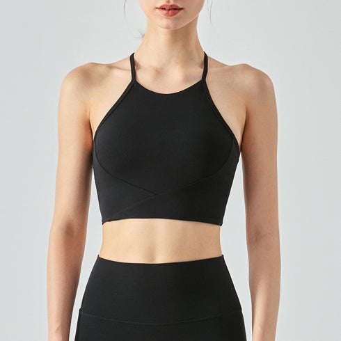 Women's Running Fitness Yoga Sleeveless Crop Tank