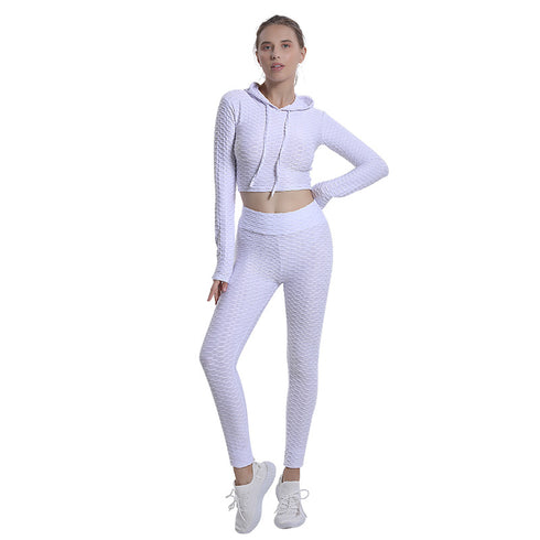 Women's Running Hi-Waist Pants Yoga Activewear Sets