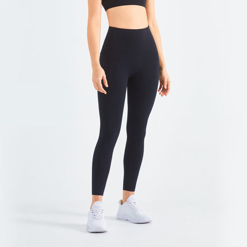 Women's Running Hi-Waist Stretchy Pants with Pockets
