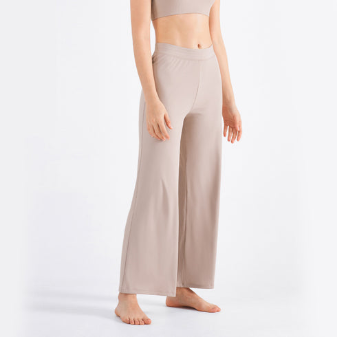 Women's Running High Waist Casual Ribbed Pants Loose Pants