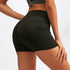 Women's Running High Waist Skinny Yoga Shorts with Pocket