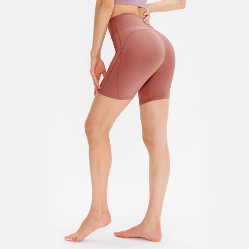 Women's Running High Waisted Skinny Quick Dry Yoga Shorts