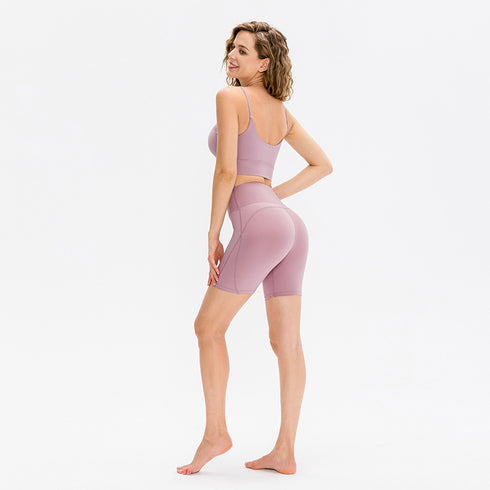 Women's Running High Waisted Skinny Quick Dry Yoga Shorts