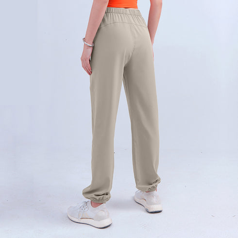 Women's Running Loose Quick Dry Pants with Pockets