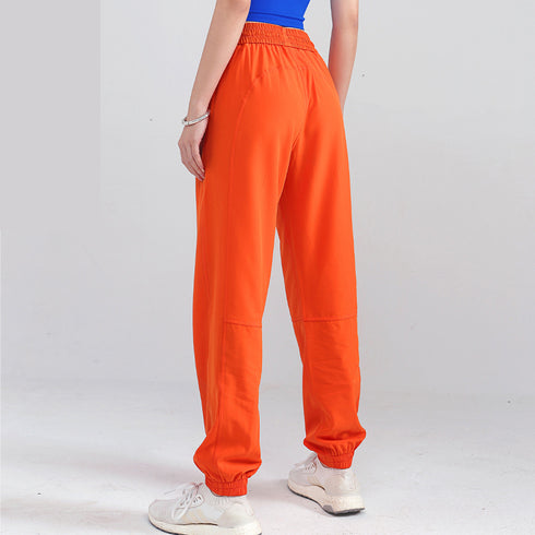 Women's Running Loose Quick Dry Pants with Pockets