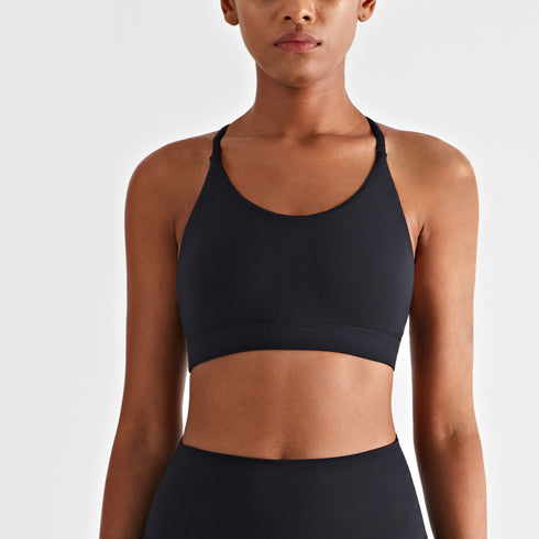 Women's Running Naked Feeling Spaghetti Strap Yoga Bra