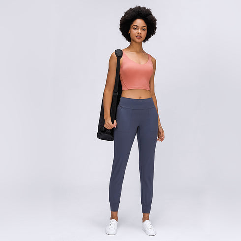 Women's Running Quick Dry Loose Straight Leg Yoga Pants