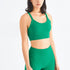 Women's Running Sport Ribbed Fabric Crop Tank Top