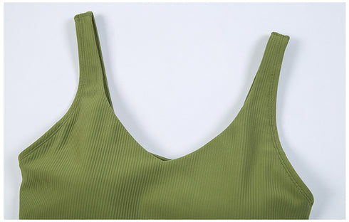 Women's Running Sport Stretchy Tank with Bra Pads
