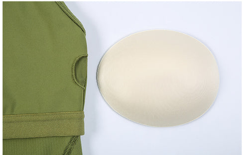 Women's Running Sport Stretchy Tank with Bra Pads