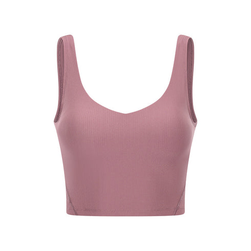 Women's Running Sport Stretchy Tank with Bra Pads