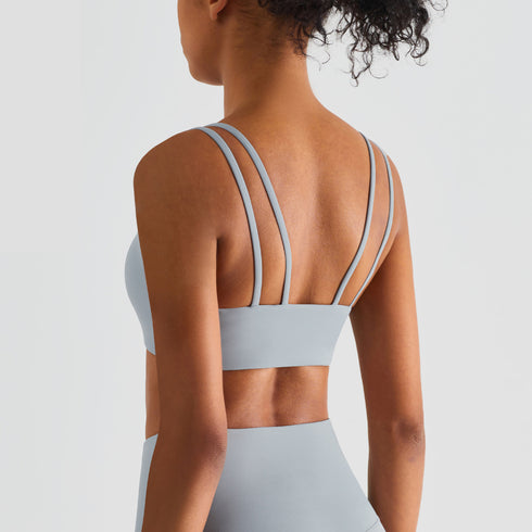 Women's Running Sport Yoga Gym Bras with Straps