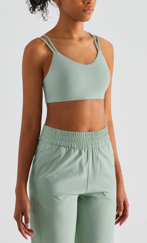 Women's Running Sport Yoga Gym Bras with Straps