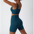 Women's Running Sports Bra High Waist Shorts Yoga Suits