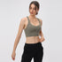 Women's Running Sports Crisscross Back Bra with Bra Pads