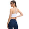 Women's Running Sports Crisscross Back Bra with Bra Pads