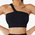Women's Running Sports One Shoulder Yoga Vest Bra Tank