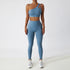 Women's Running Sports One Shoulder Yoga Vest Pant Suits