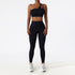 Women's Running Sports One Shoulder Yoga Vest Pant Suits