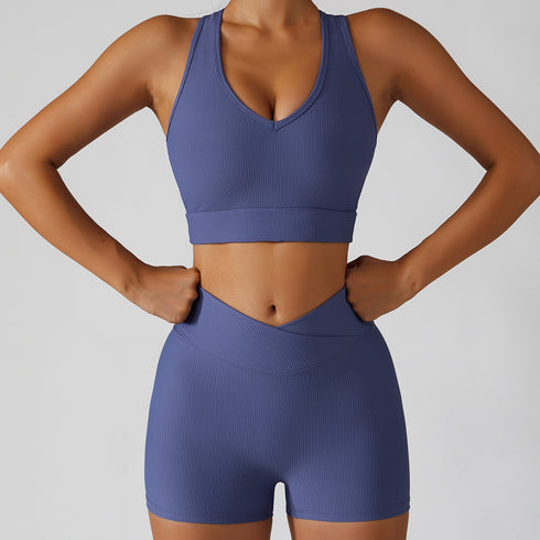 Women's Running Sports Quick Dry Bra Pants Yoga Suits