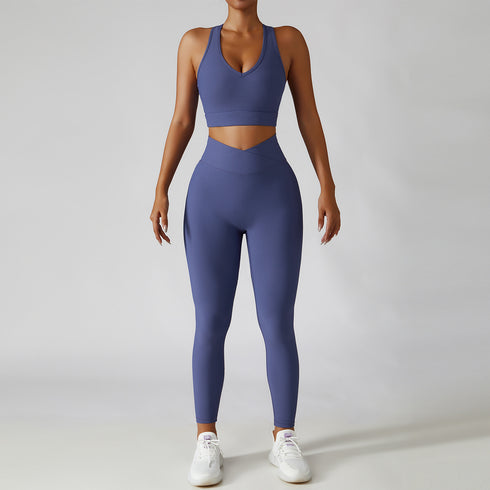 Women's Running Sports Quick Dry Bra Pants Yoga Suits