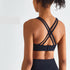 Women's Running Square-cut Collar Crisscross Back Sports Bra