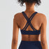 Women's Running Square-cut Collar Crisscross Back Sports Bra