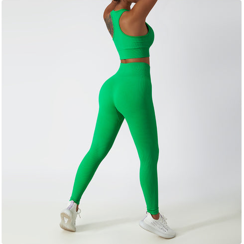 Women's Running Suits High Waist Pants Yoga Activewear Sets