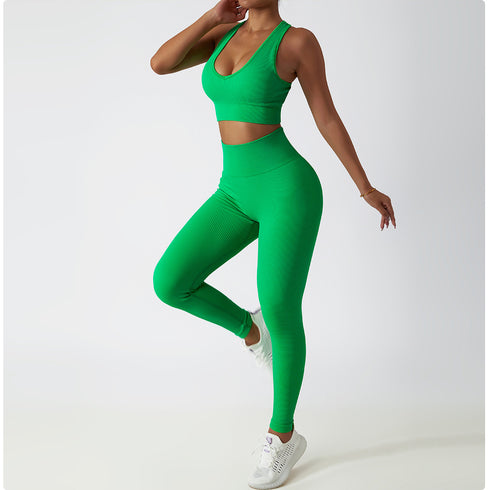 Women's Running Suits High Waist Pants Yoga Activewear Sets