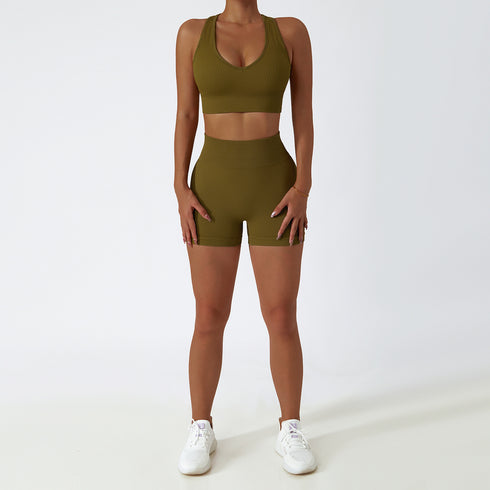 Women's Running Suits High Waist Pants Yoga Activewear Sets