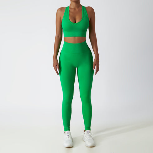 Women's Running Suits High Waist Pants Yoga Activewear Sets