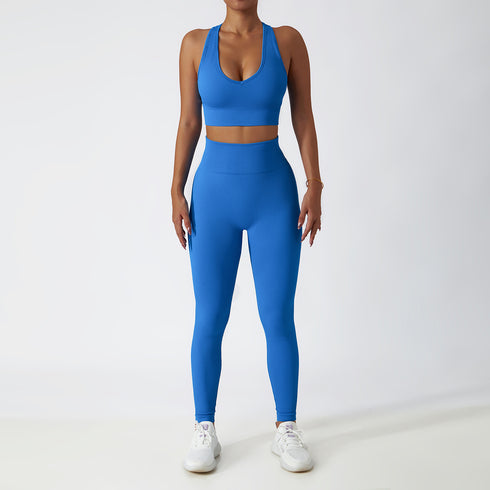 Women's Running Suits High Waist Pants Yoga Activewear Sets
