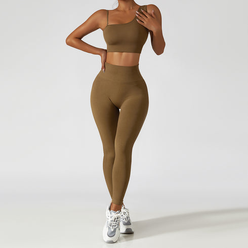 Women's Running Suits with Straps Yoga Activewear Sets