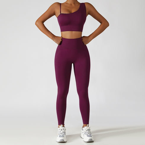 Women's Running Suits with Straps Yoga Activewear Sets