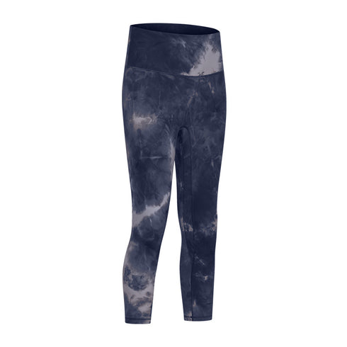 Women's Running Training Hi-Waist Yoga Capri Pants