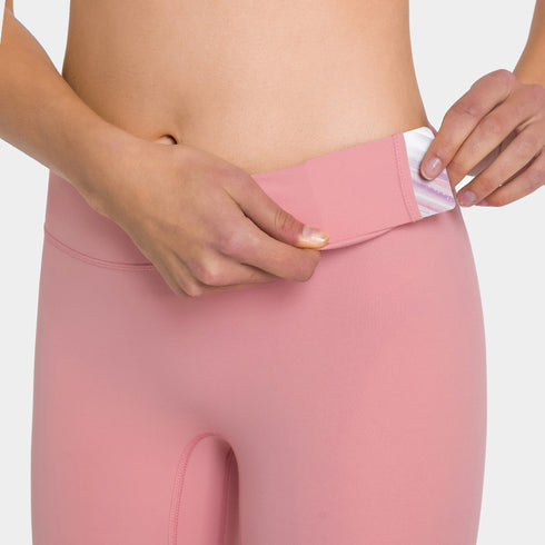 Women's Running Training Hi-Waist Yoga Capri Pants