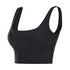 Women's Running Yoga Crop Tank Removable Bra Pads
