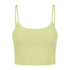 Women's Running Yoga Padded Bra Spaghetti Strap Tank