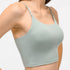 Women's Running Yoga Padded Bra Spaghetti Strap Tank