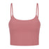 Women's Running Yoga Padded Bra Spaghetti Strap Tank