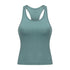 Women's Running Yoga Racerback Tank with Bra Pads